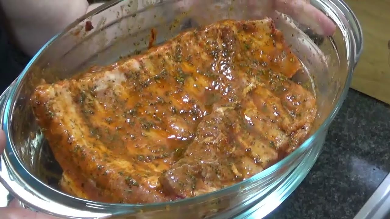 adobo para costillas de cerdo al horno