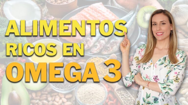 alimentos ricos en omega 3 y 6