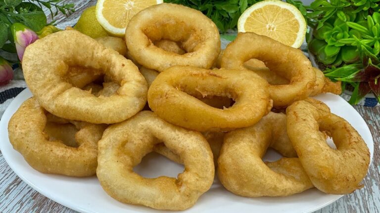 anillas de calamar rebozadas como en los bares