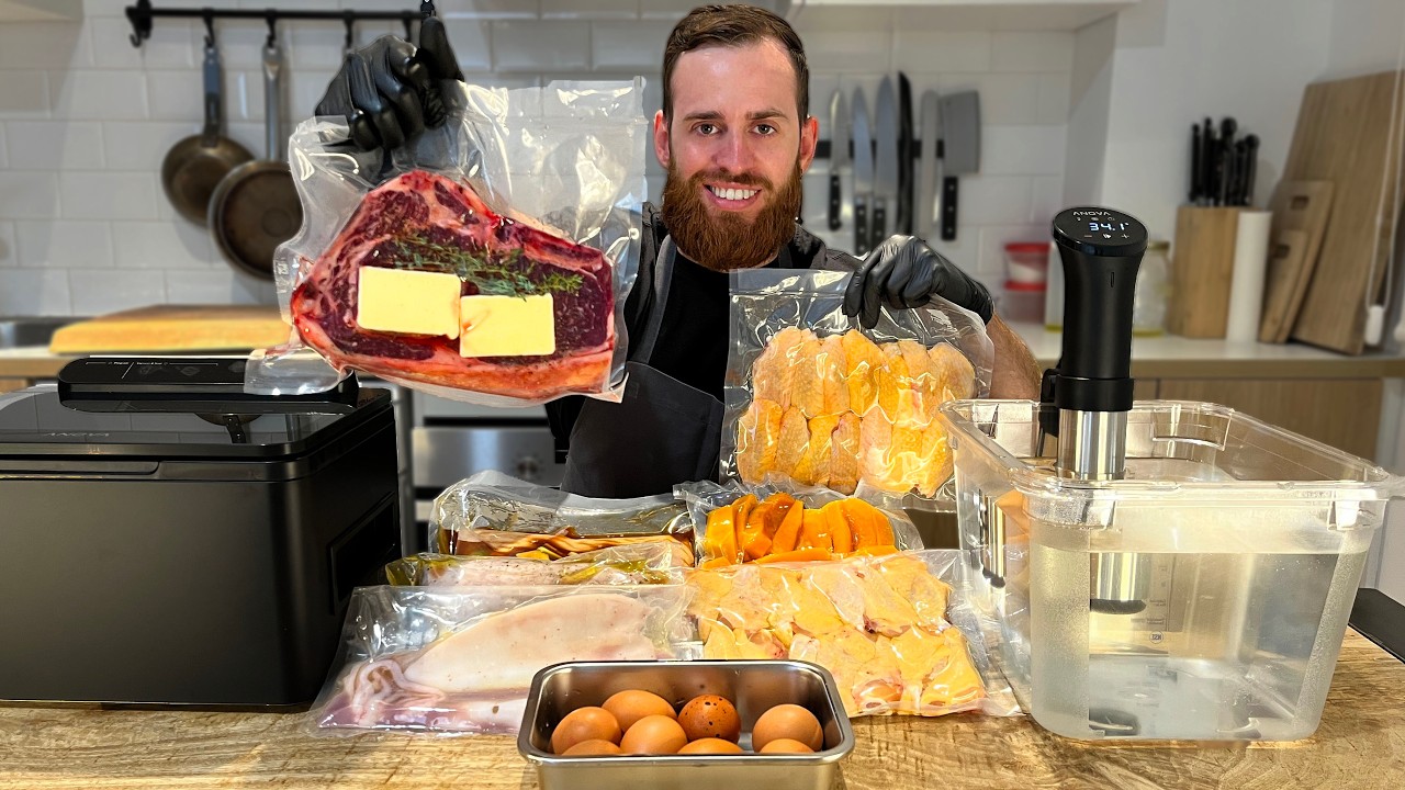 aparato para cocinar a baja temperatura