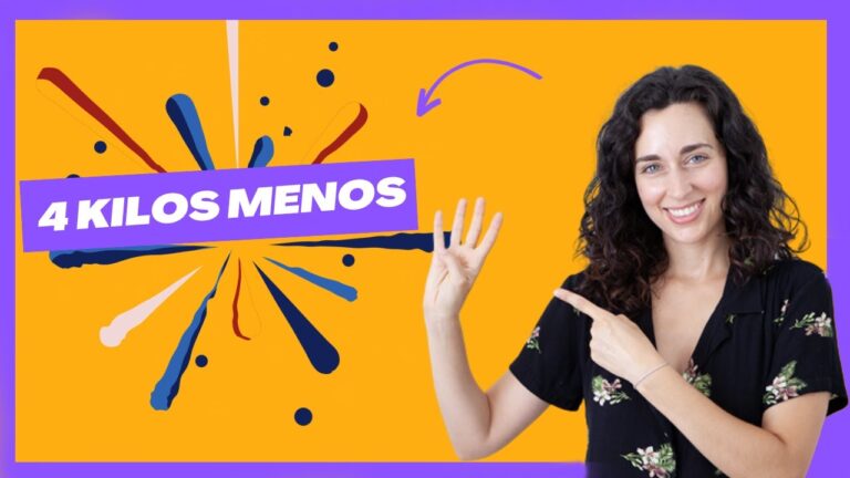 bajar 4 kilos en un mes