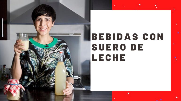 batidos con suero de leche casero