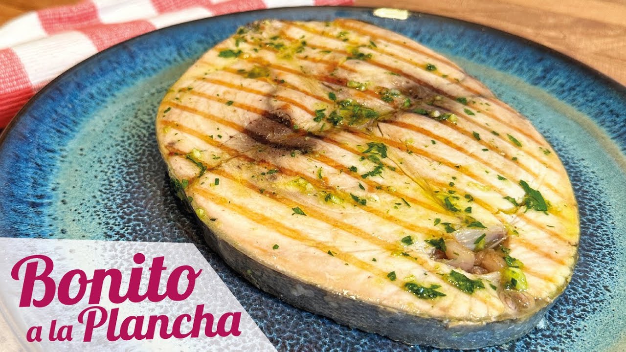 bonito del norte a la plancha