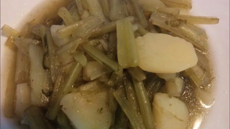 borraja con patatas tiempo de cocción