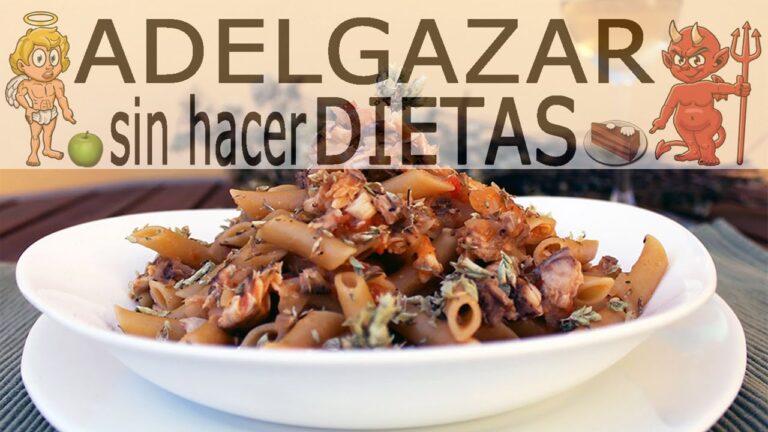 calorias pasta con tomate y atun