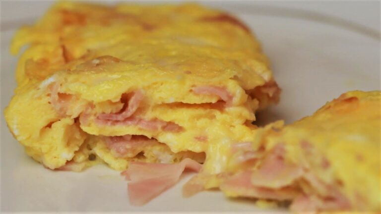calorías tortilla francesa 2 huevos con jamón york