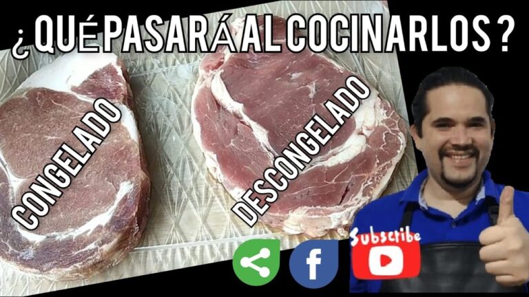 carne congelada con escarcha se puede comer
