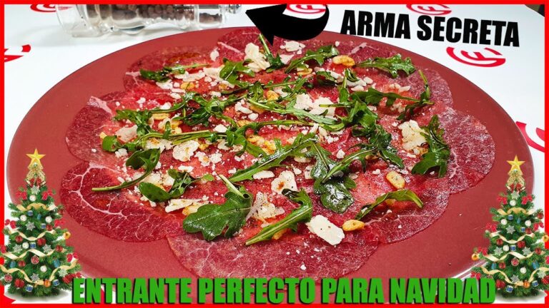 carpaccio de ternera a la plancha