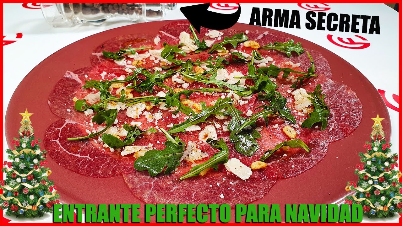 carpaccio de ternera a la plancha