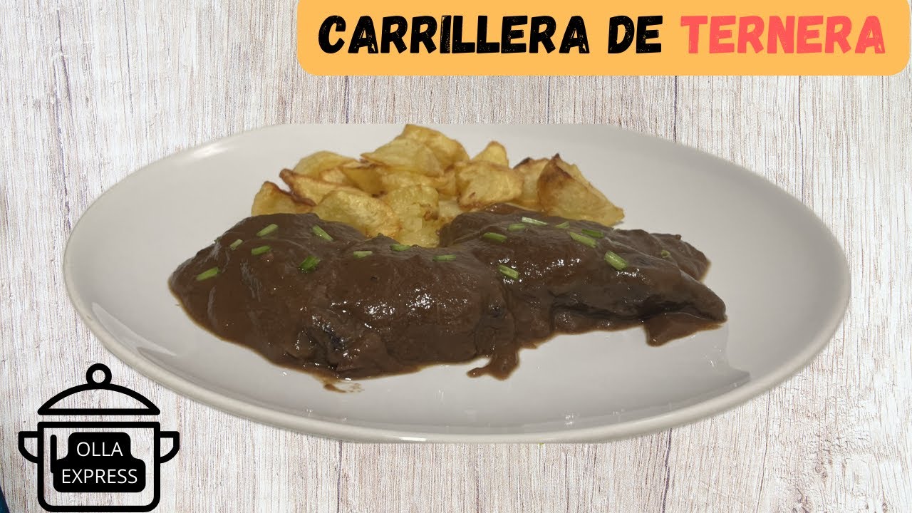carrilleras de ternera al vino tinto en olla rapida