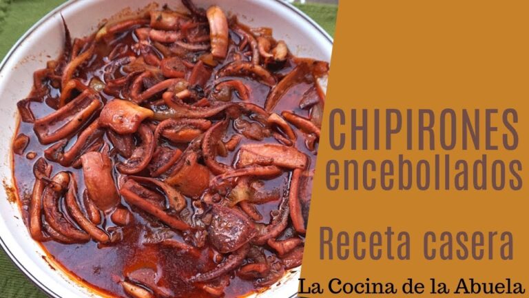 chipirones encebollados receta de la abuela
