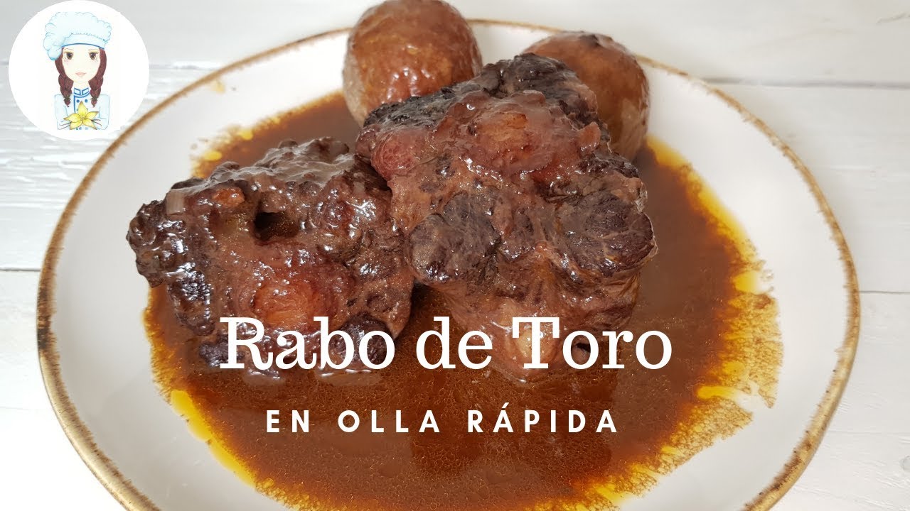 cola de toro en olla express