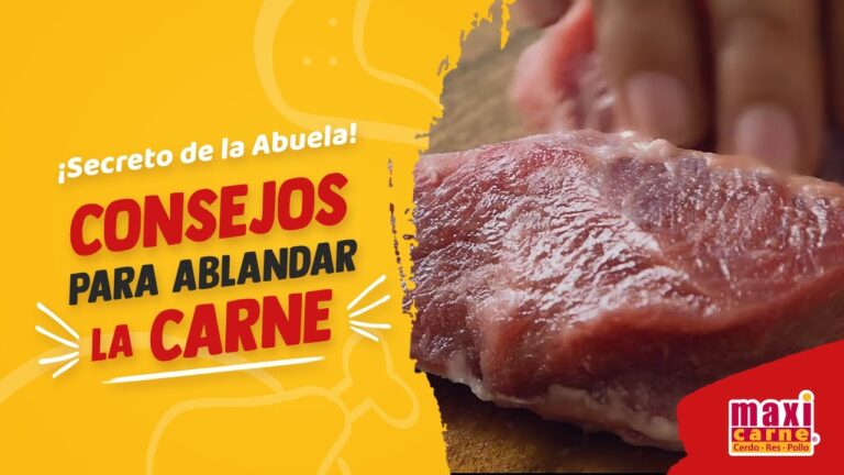 como ablandar la carne de ternera