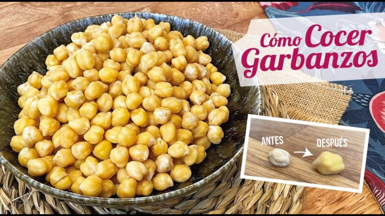 como cocer garbanzos para que queden tiernos