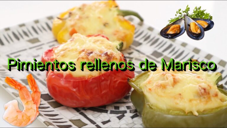 como cocinar pimientos rellenos de marisco congelados