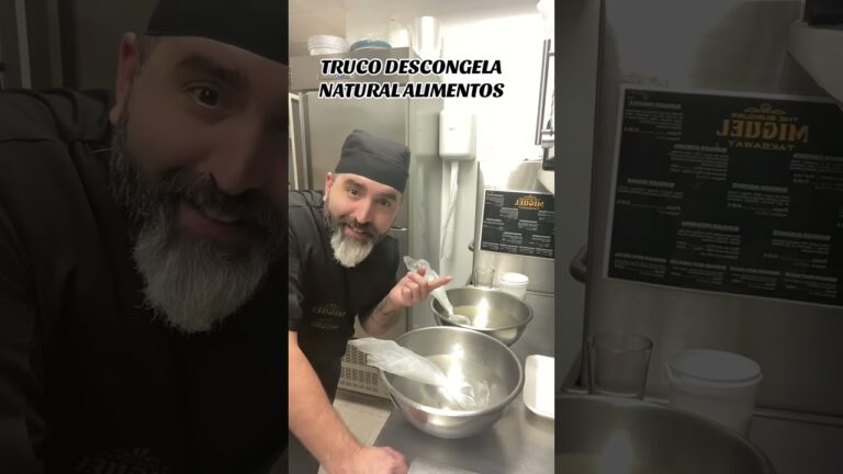 como descongelar carne rápido sin microondas