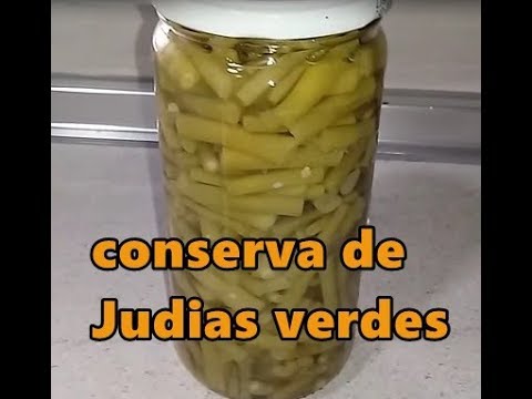 como envasar judias verdes al vacio