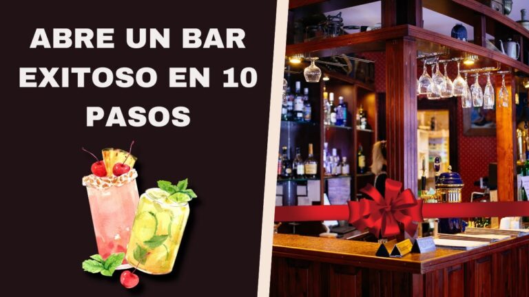 como montar un bar sin dinero