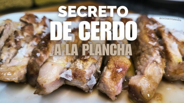 como preparar secreto iberico a la plancha