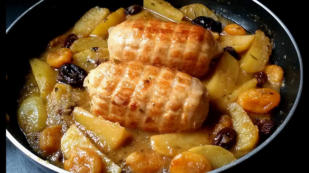 como preparar un redondo de pollo relleno
