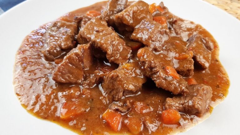cómo se hace la ternera en salsa