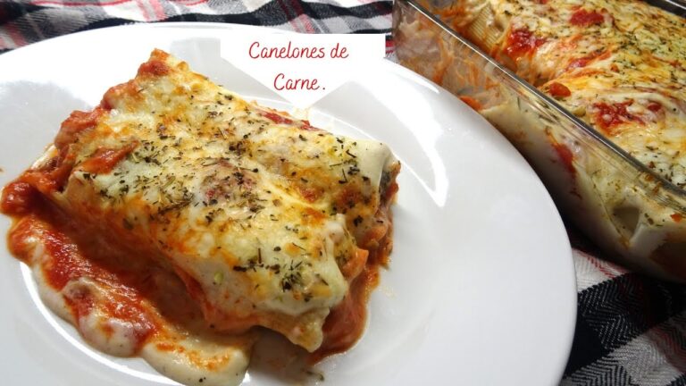 con que se puede acompañar los canelones de carne