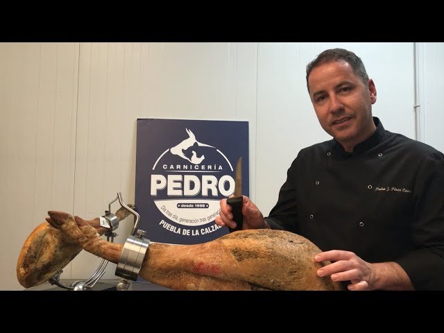 cortar jamon pata arriba o abajo