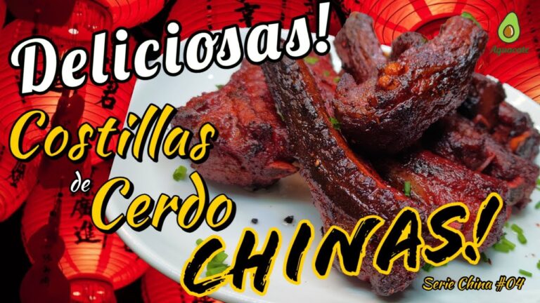 costillas de cerdo al estilo chino