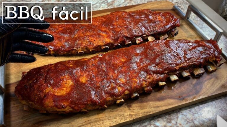 costillas de cerdo al horno bbq