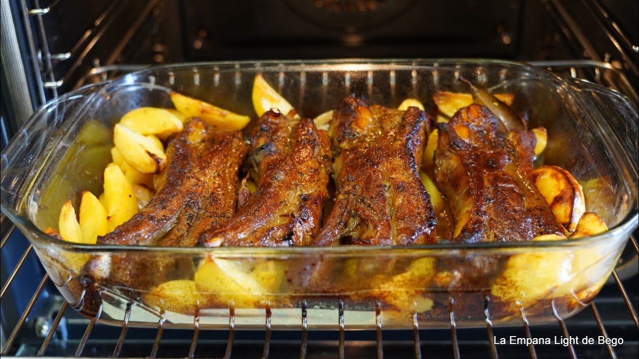 costillas de cerdo al horno tiempo y temperatura