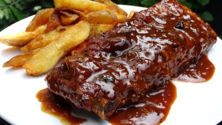 costillas de cerdo con coca cola