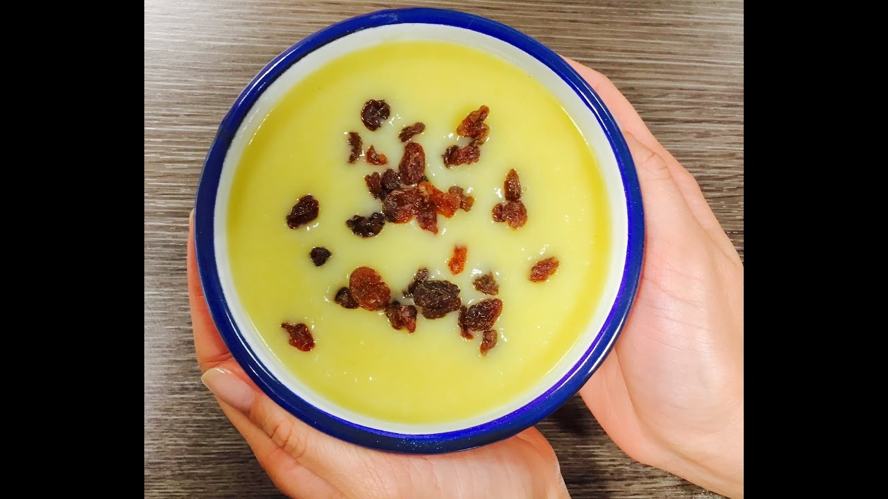 crema fria de puerros y manzana