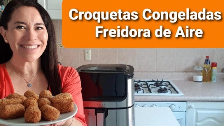 croquetas congeladas en freidora sin aceite cecotec