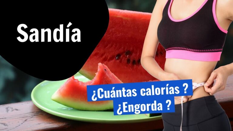 cuántas calorías tienen 100 gramos de sandía
