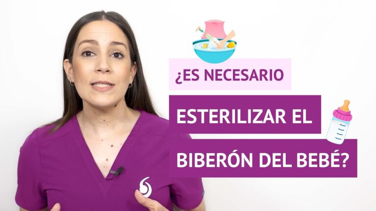 cuantas veces se debe esterilizar los biberones