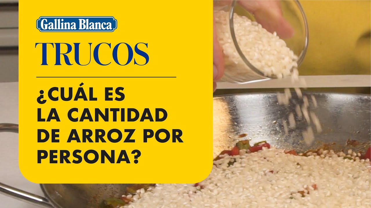 cuanto arroz se necesita para 20 personas