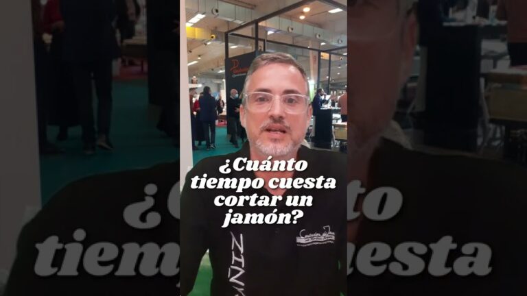 cuanto se tarda en cortar un jamon