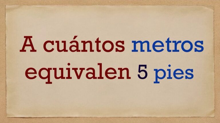 cuanto son 5 2 pies en metros