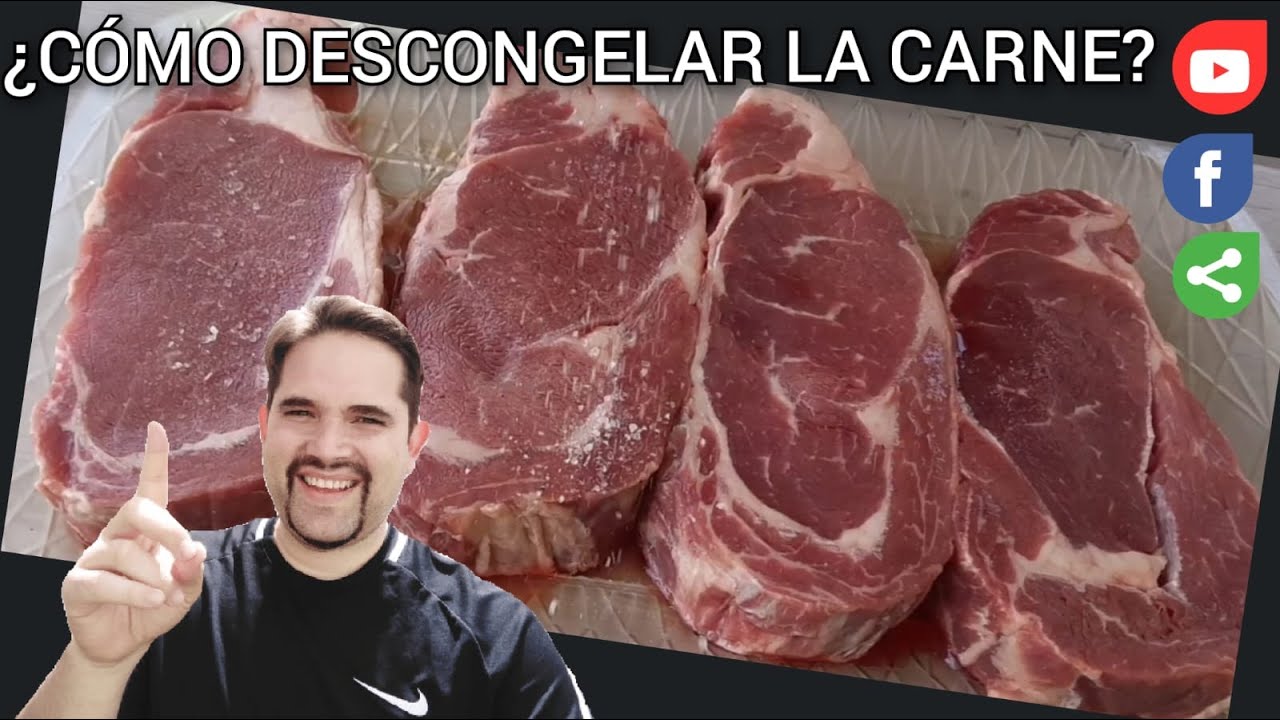 cuanto tarda la carne en descongelarse