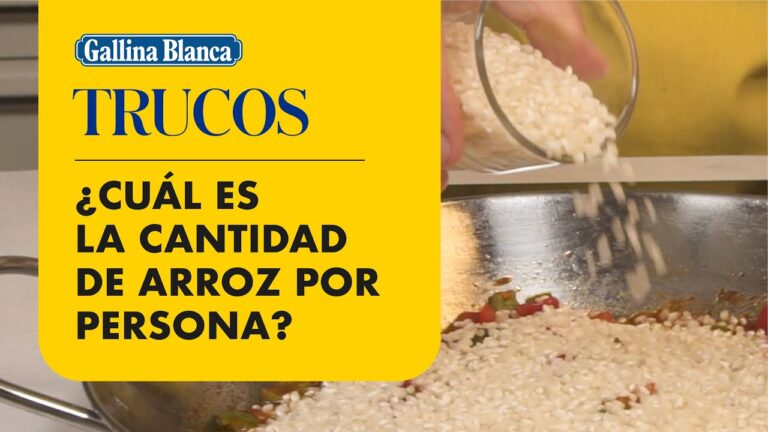 cuantos gramos de arroz por persona para paella