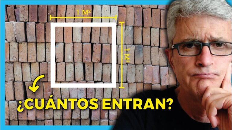 cuántos ladrillos perforados entran en un metro cuadrado