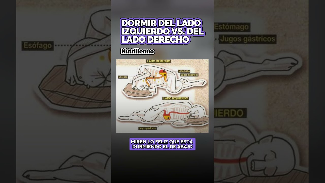 de que lado dormir dolor estomago