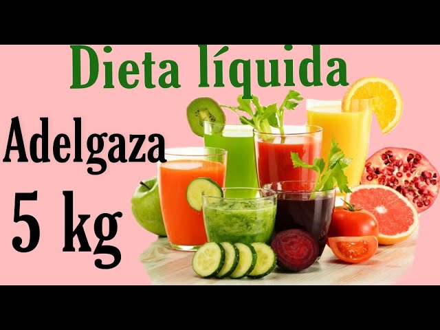 dieta para perder 5 kilos en 7 días