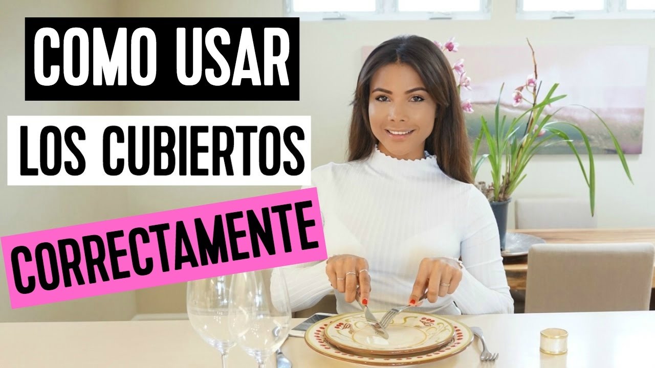 donde se pone el tenedor y el cuchillo