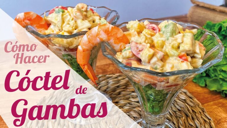 ensalada de aguacate y gambas y salsa rosa