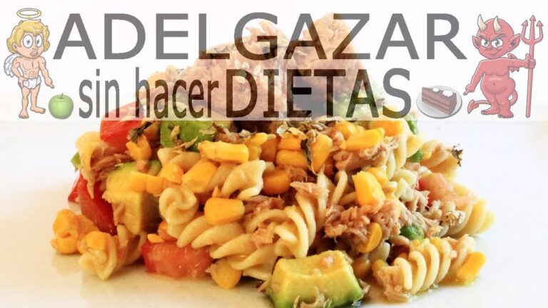 ensalada de pasta para cenar engorda