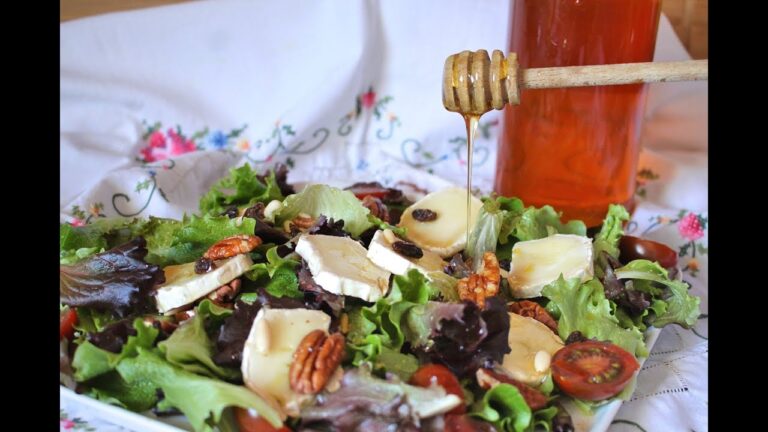 ensaladas templadas con queso de cabra