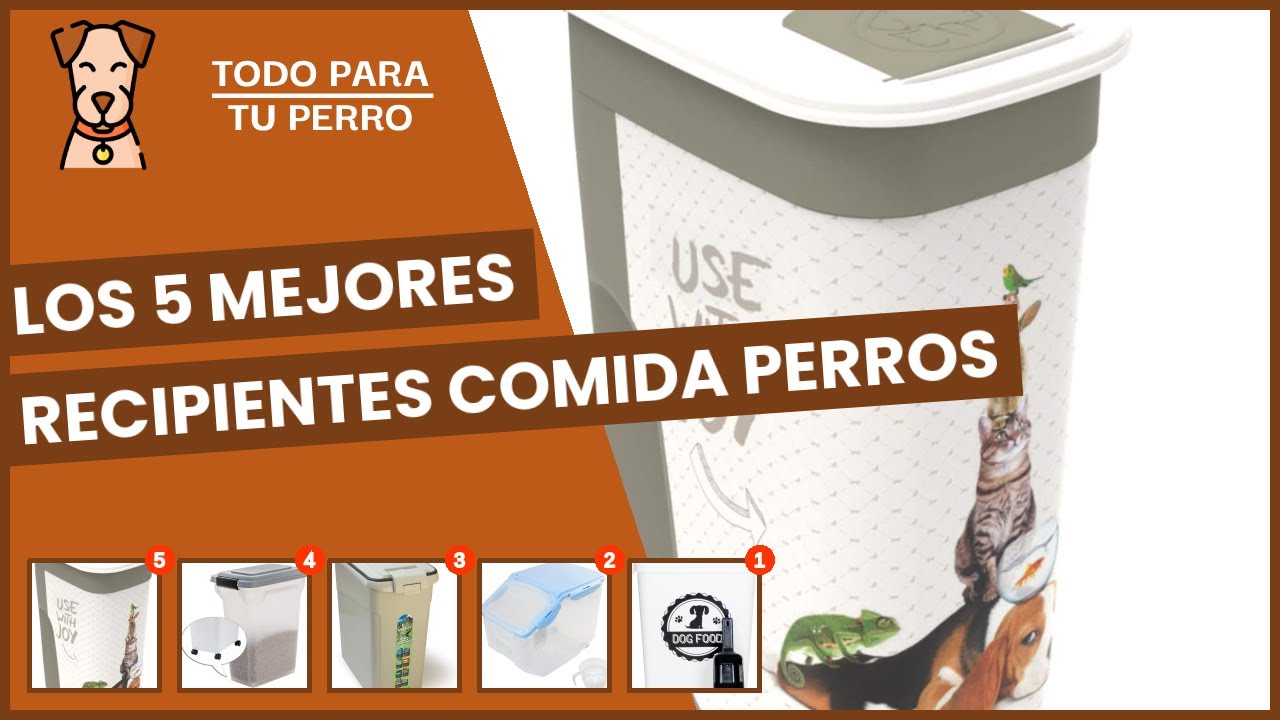 envase para guardar comida de perro