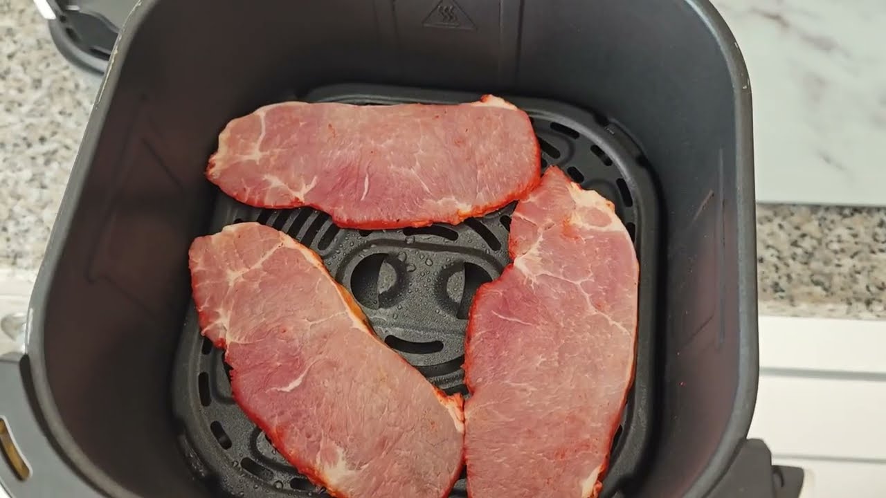filetes de lomo en freidora de aire