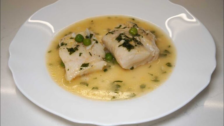 filetes de merluza en salsa para niños